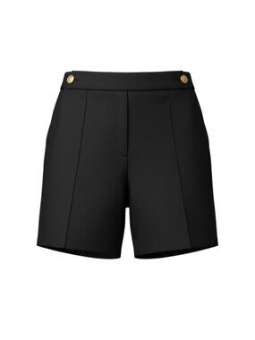 Rafaella Black Stretch Shorts Women's Size 8 NWT